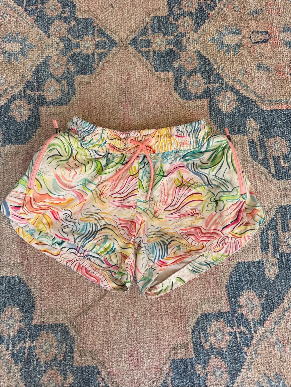 Athleta Girl floral shorts size M 8/10